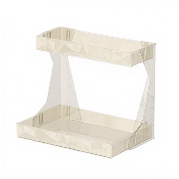 Modular Makeup Shelf Adjustable Beauty Product Rack With Sturdy Portable Design