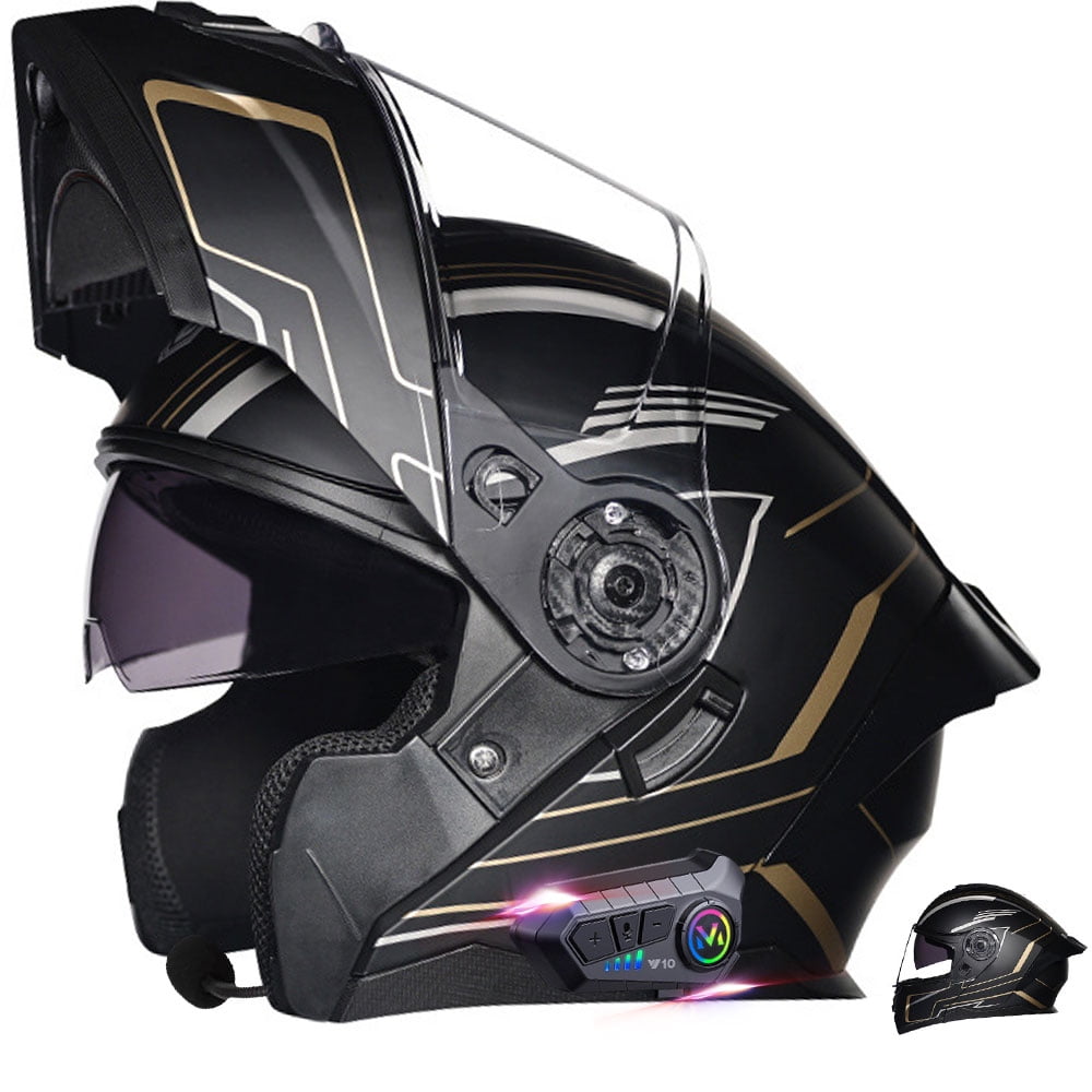 Modular Helmet Womens Motorcycle Helmet With Bluetooth Blue Tooth