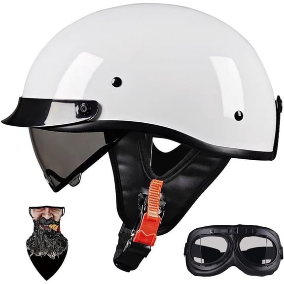Modular Motorcycle Helmet DOT Certified - Dual Visor Lightweight ABS Shell Aerodynamic Ventilation Quick-Release Washable Liner for Adults Men Women
