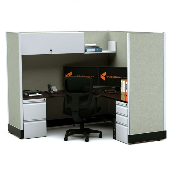 Modular Office Desk Furniture 67H Powered Cubicles