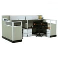 thumbnail image 1 of Modular Office Workstations 53-67H 2pack Bullpen Powered Cubicles, 1 of 5
