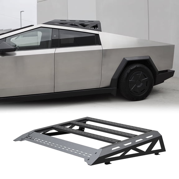 Modular Overland Bed Rack for Tesla Cybertruck 2024 2025,Overland Bed Rack Roll Bar Front