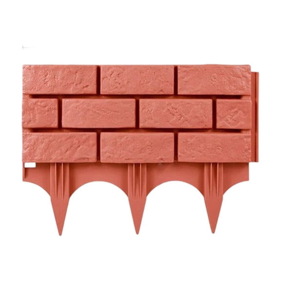 Modular Plastic Fence - Garden Landscape Border Villa Courtyard Vegetable Garden Edging Barrier Outdoor Connectable Picket Fencing Panel