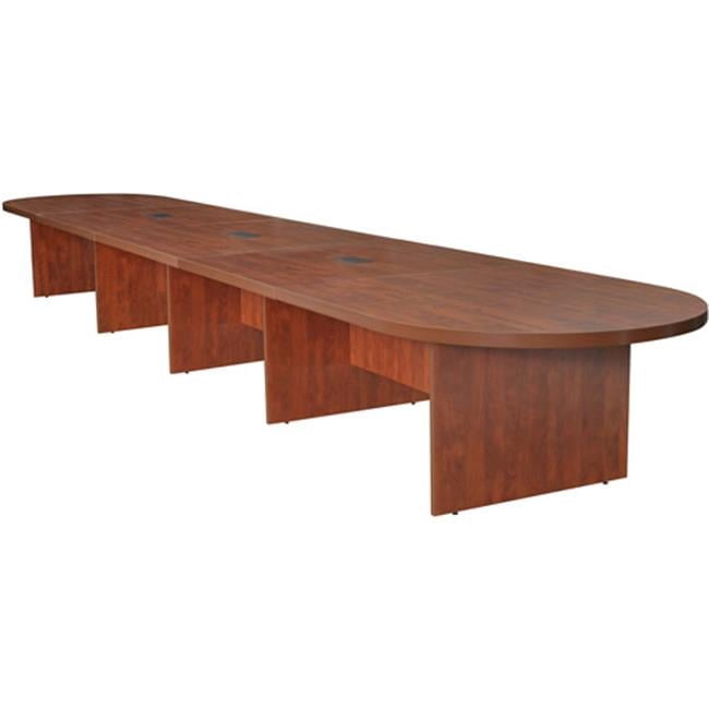 Modular Race Track Conference Table - Mahogany - Walmart.com