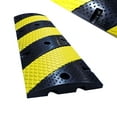 thumbnail image 1 of Modular Rubber Traffic Speed Bumps - 3 Feet - Electriduct, 1 of 3