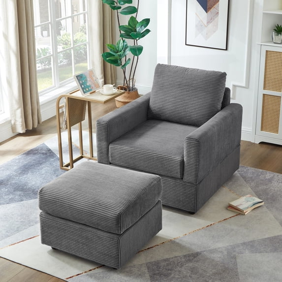 Modular Sectional Couch with Wide Armrests / Adjustable Comfort for Resting