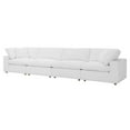 thumbnail image 1 of Modular Sectional Deep Sofa Set, White, Fabric, Modern Contemporary, Living Lounge Cafe Room Hotel Lobby Hospitality, 1 of 10