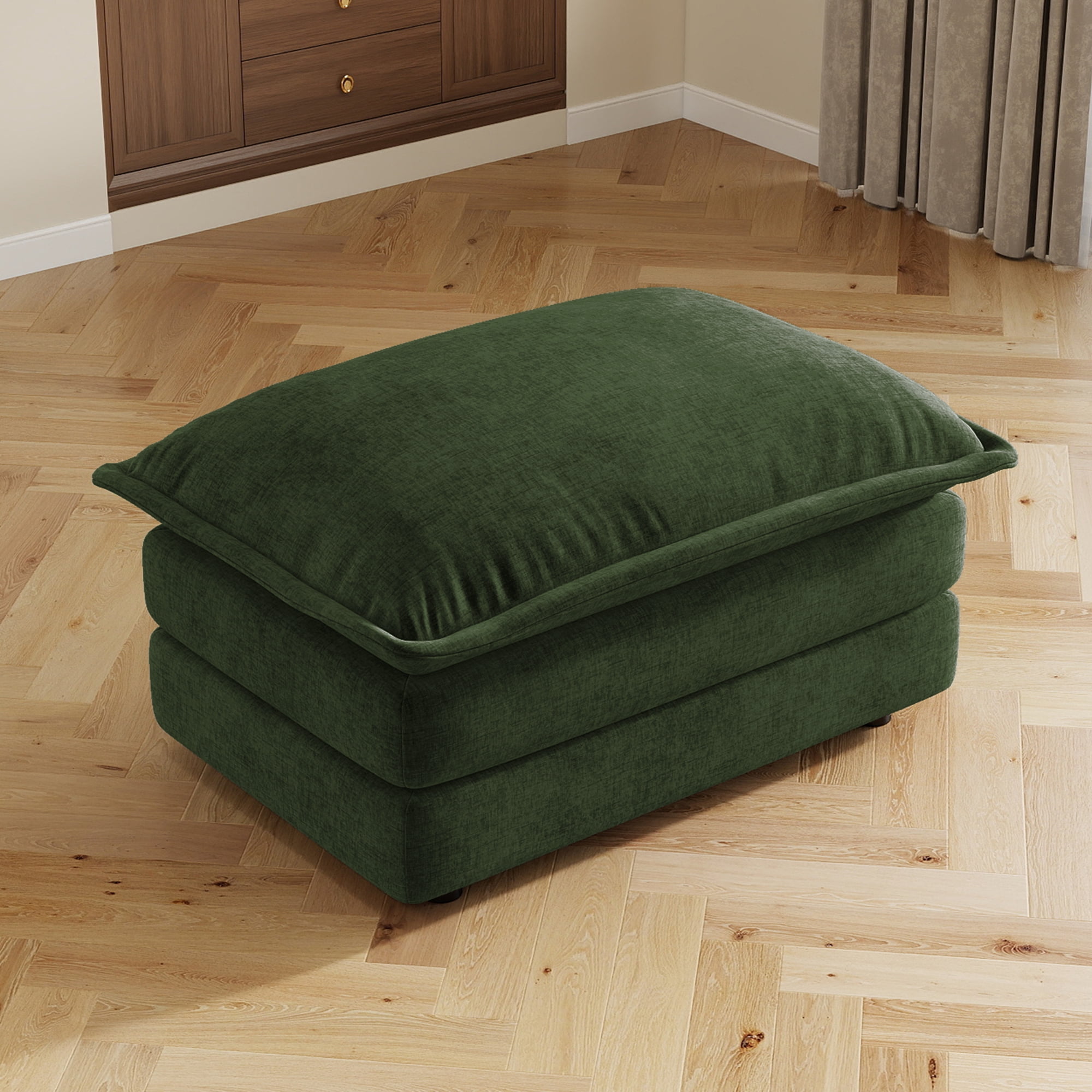 Modular Sectional Sofa Chenille Fabric Solid Wood Frame Flexible Combination for Living Room Home Theater
