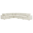 thumbnail image 1 of Modular Sectional Sofa Couch, Light Beige, Fabric, Living Kitchen Cafe Bistro Hospitality Restaurant, Modern Contemporary HB33227, 1 of 5