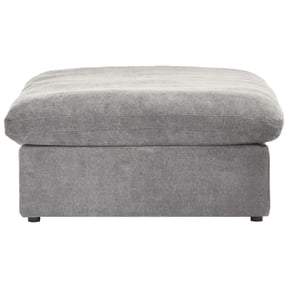 Modular Sectional Sofa Ottoman, Linen Deep Comfy, Grey Sofa Couch Ottoman