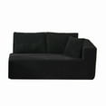 thumbnail image 1 of Modular Sectional Sofa Set: Space-Saving L-Shaped Design with Plush Corduroy Fabric for Easy Rearrangement and Family Comfort, 1 of 5