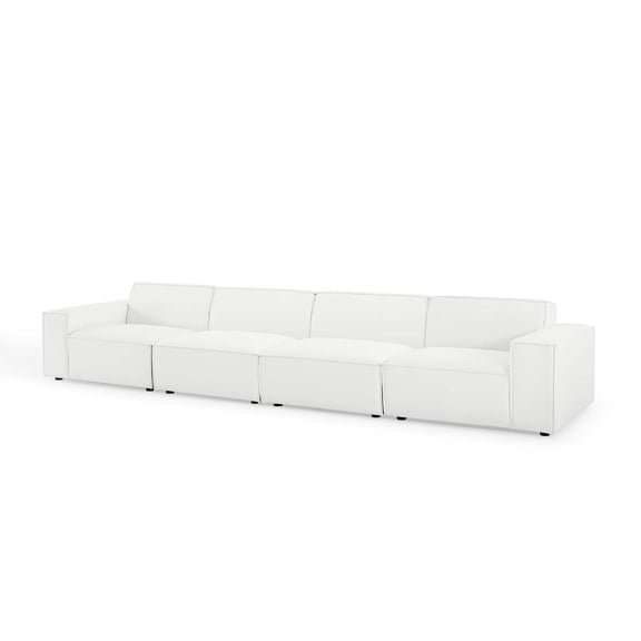 Modular Sectional Sofa Set, White, Fabric, Modern Contemporary French Country, Living Lounge Cafe Room Hotel Lobby Hospitality