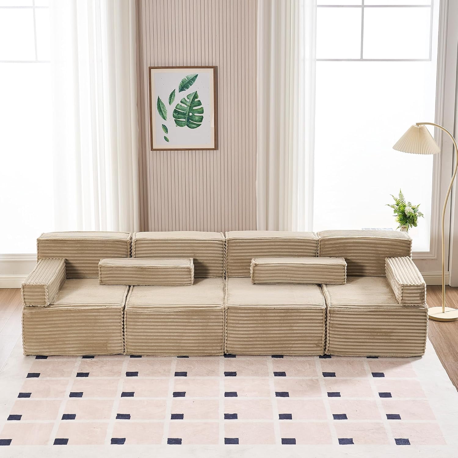 Modular Sectional Sofa - Upholstered Cloud Couch for Living Room ...