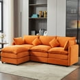 thumbnail image 1 of Modular Sectional Sofa, 3-Seater Sofa, Modern L-Shaped Sofa for Living Room Bedroom Apartment, 1 of 6