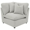 thumbnail image 1 of Coaster Collins Modular Corner Chair, Grey, 1 of 12