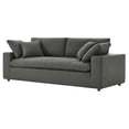 thumbnail image 1 of Modular Sofa Couch, Grey Gray, Fabric, Living Kitchen Cafe Bistro Hospitality Restaurant, Modern Contemporary HB33513, 1 of 8