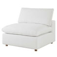 thumbnail image 1 of Modular Sofa Middle Chair, White, Fabric, Modern Contemporary, Living Lounge Cafe Room Hotel Lobby Hospitality, 1 of 8