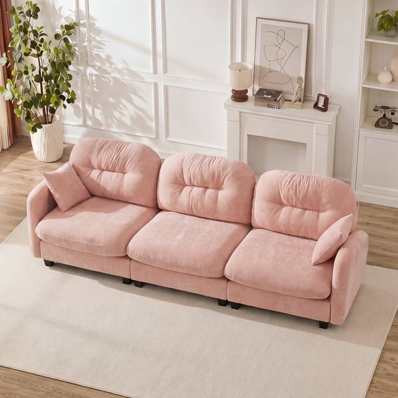 Modular Sofa featuring Sage High-Density Foam, Living Room