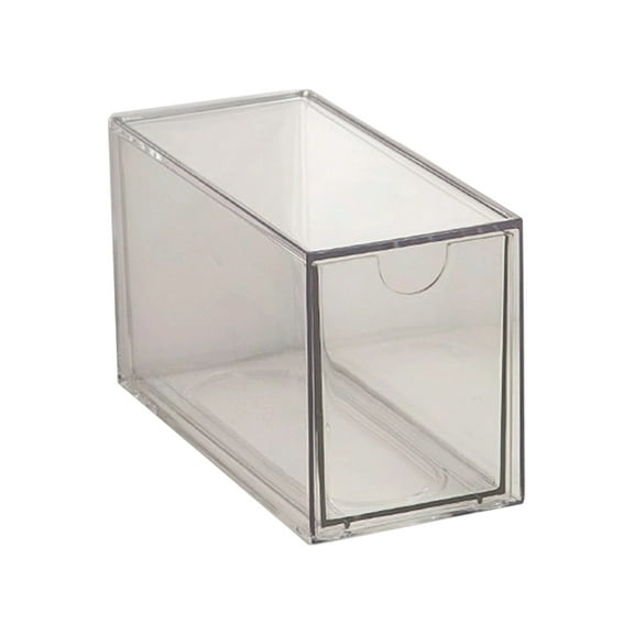 Modular Stackable Plastics Organizers Bins with Removable Drawers – Space-Saving Closet & Office Storage