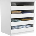 Modular Storage Angled Shelves Wood Closet Organizer Adjustable