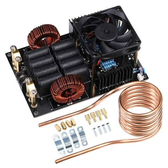 Module 1000W 50A DC 12-40V Induction Heating Board ZVS Power Supply Module Low Voltage Flyback Driver Heater Coil For DIY Small Parts Heat Treatment