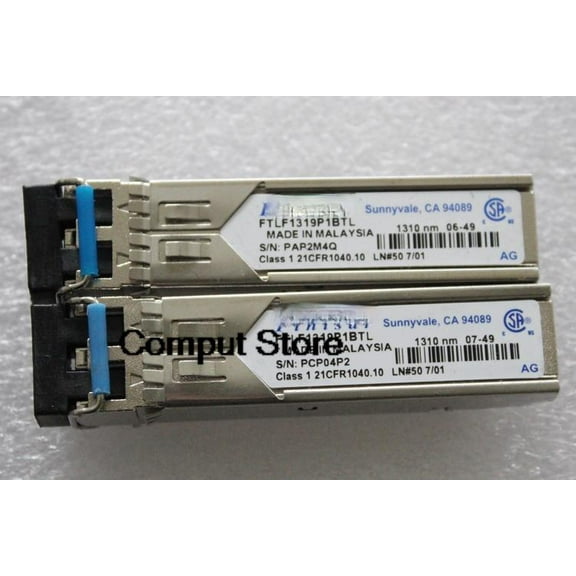 Module 2G Gigabit Single Mode 10km Dual Fiber SFP: FTLF1319P1BTL