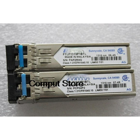 Module 2G Gigabit Single Mode 10km Dual Fiber SFP: FTLF1319P1BTL