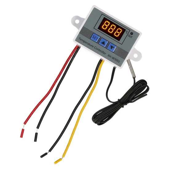 Module Electronic Temperature Controller LED Display Thermostat Module Temperature Temp Control Module Switch With Waterproof Probe -50~110 Degrees Celsius For Refrigerator
