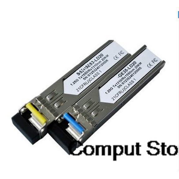 Module SFP-GE-LX-SM1550-BIDI20KM Fiber Optic Module 1 Pair