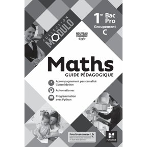 Modulo - MATHEMATIQUES 1re Bac Pro Groupement C - Ed. 2020 - Guide pdagogique, (Paperback)