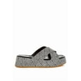 thumbnail image 1 of London Rag Modura Raffia Flatform Womens Slip Ons, 1 of 10