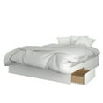 thumbnail image 1 of Modus 3 Piece Queen Size Bedroom Set Walnut and White, 1 of 9