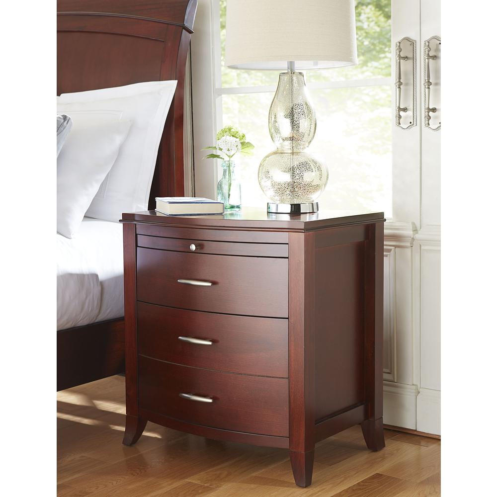 Modus Brighton 2 Drawer Nightstand in Cinnamon
