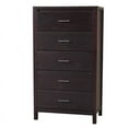 Modus Furniture International Nevis 5Drawer Chest, Espresso