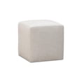 thumbnail image 1 of Modus Furniture Liv Fully Upholstered Dining Ottoman in Natural Linen, 1 of 2