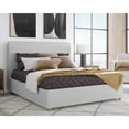 thumbnail image 1 of Modus Furniture Olivia Upholstered Platform Bed in Linen, 1 of 1