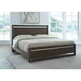 thumbnail image 1 of Modus Furniture Sol Acacia Wood Platform Bed in Brown Spice, 1 of 11