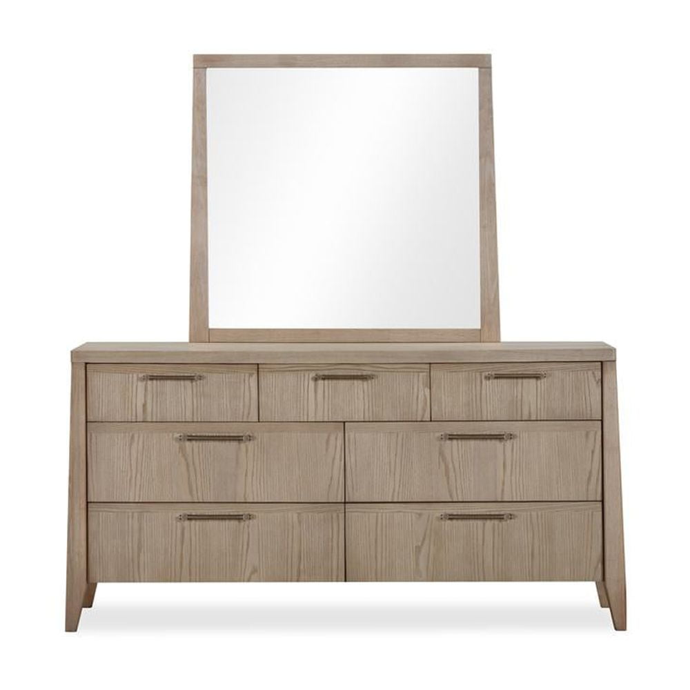 Sumire Ginger Ash Wood Dresser with Seven Drawers