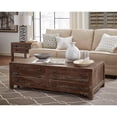 thumbnail image 1 of Townsend Solid Wood Castered Coffee Table in Java, 1 of 5