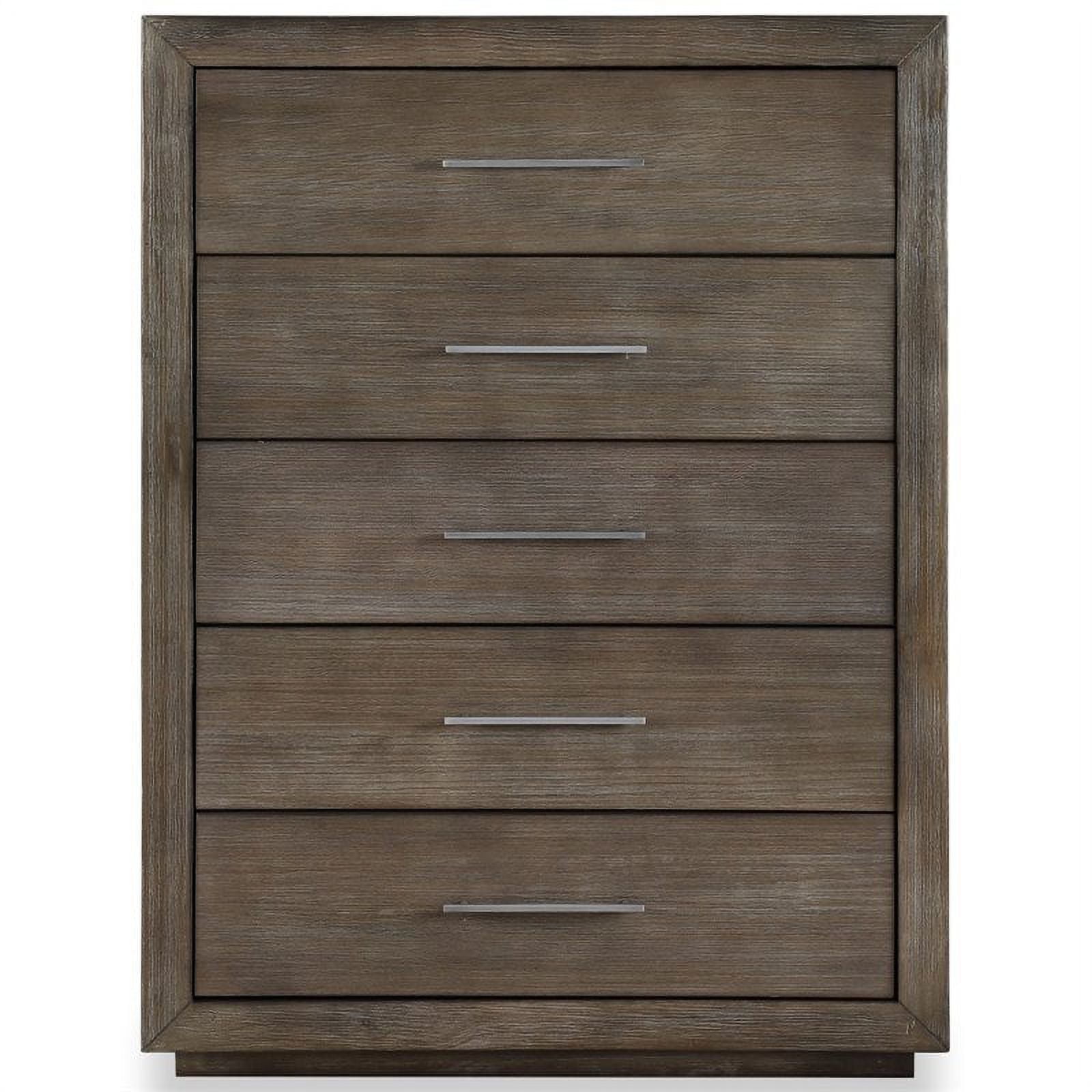 Modus Melbourne 5 Drawer Chest in Rustic Dark Pine - Walmart.com