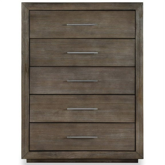 Modus Melbourne 5 Drawer Chest in Rustic Dark Pine