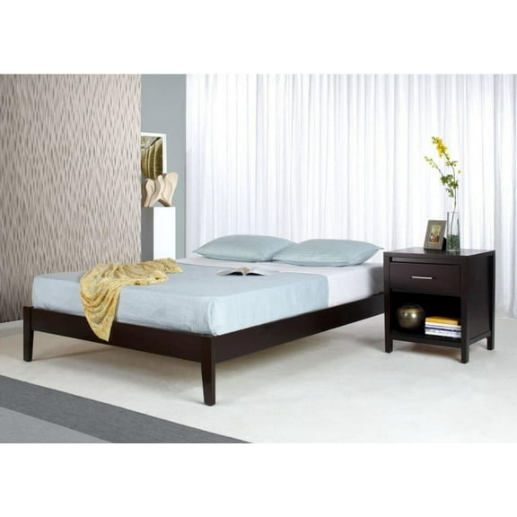 Modus Nevis 5 Piece Cal King Simple Platform Bed Set With Chest, Espresso