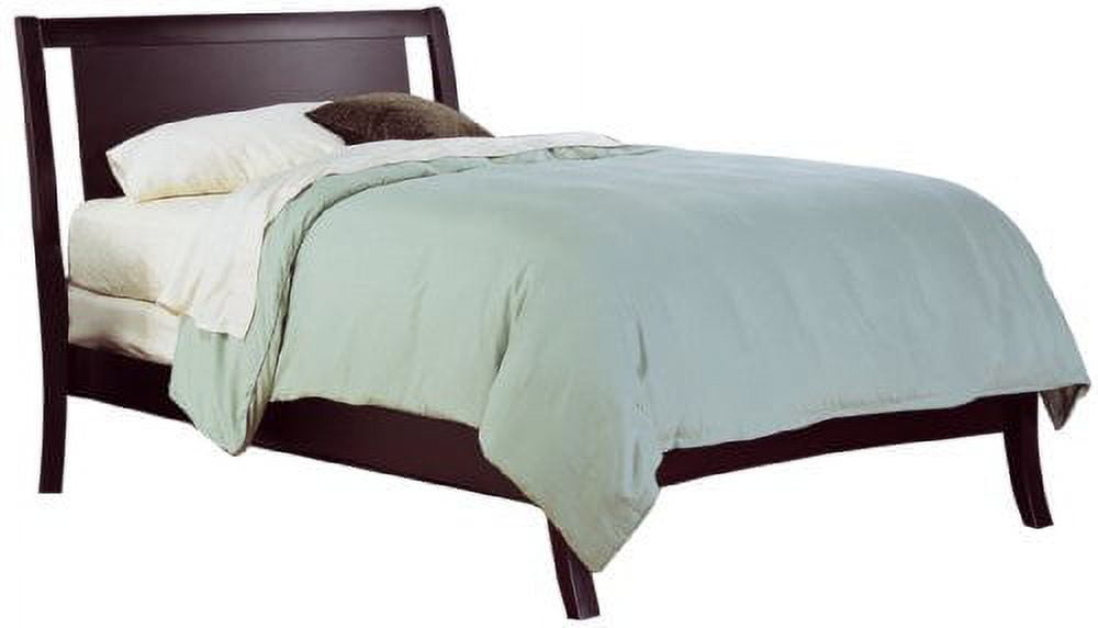 Espresso Full Solid Wood Platform Bed with Storage Drawers