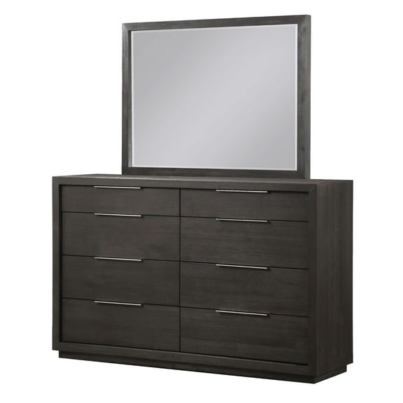 Modus Oxford Dresser & Mirror in Basalt Grey