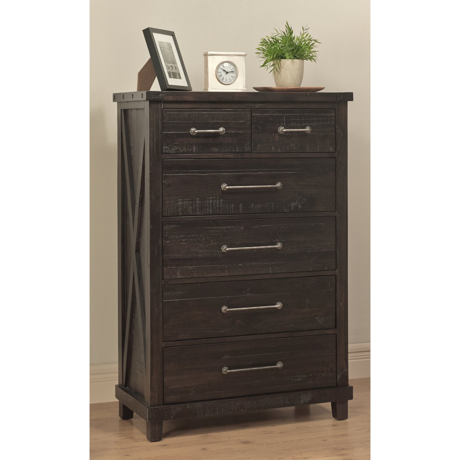 Yosemite 6 Piece Full Panel Bedroom - Cafe Yosemite 6 Piece Full Panel Bedroom - Cafe