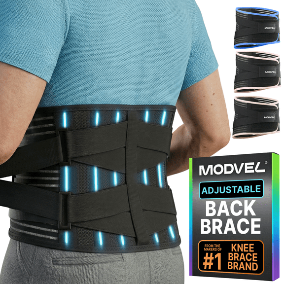 MODVEL Back Brace Black( XXL)