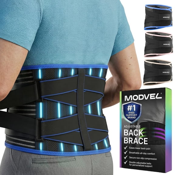MODVEL Back Brace Blue (Medium)