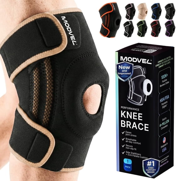Modvel Donut Knee Brace With Strap Copper (Medium)
