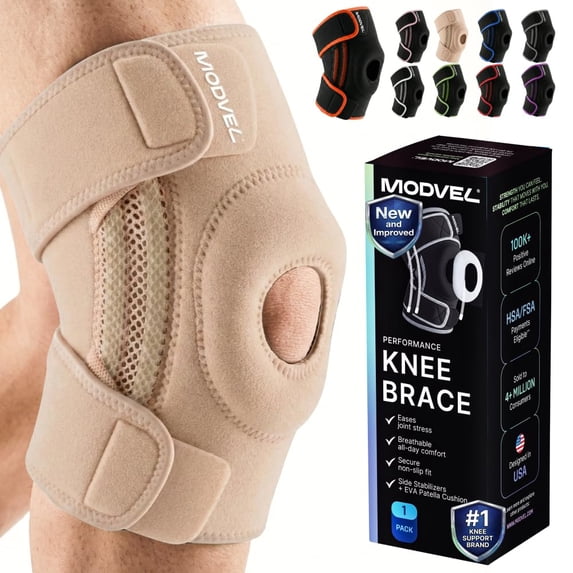 MODVEL Donut Knee Brace With Strap Nude (Small)