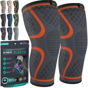 MODVEL Knee Brace, Orange, Medium, (2 Pack)